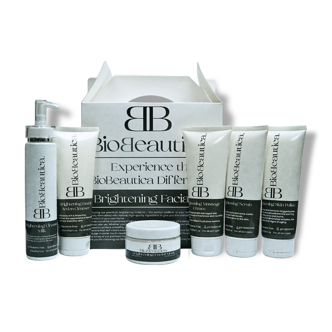 Complete Brightening Facial Kit – Glow in 6 Steps (No need Saloon)