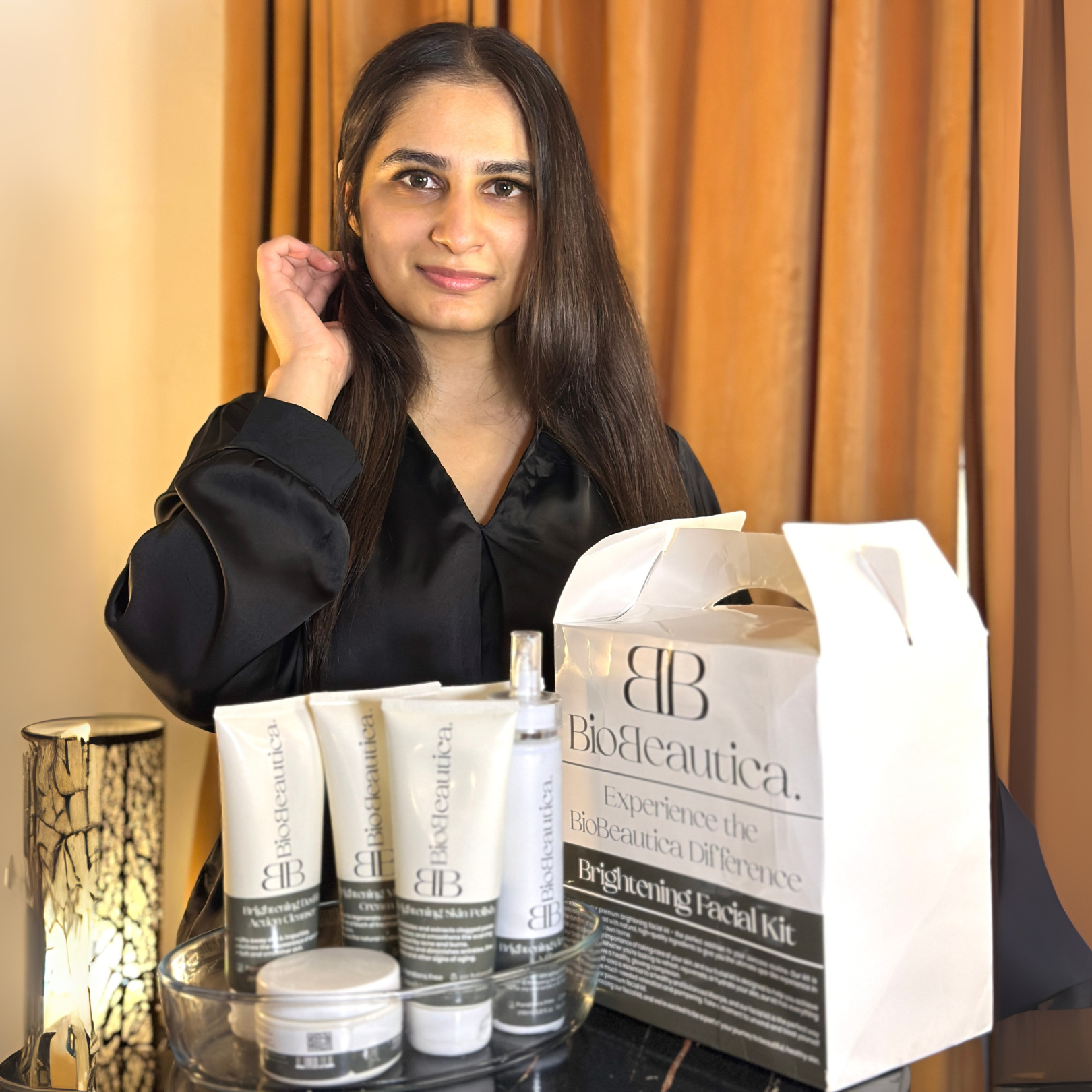 Complete Brightening Facial Kit – Glow in 6 Steps (No need Saloon)