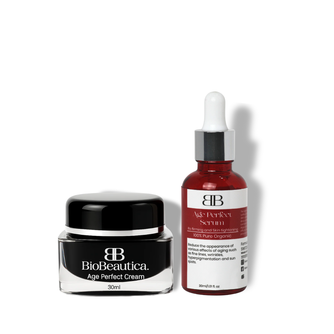 age perfect bundle niacinamide serum age rejuvenating cream - anti aging bundle pakistan