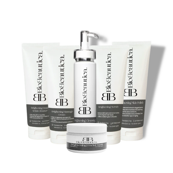 Complete Brightening Facial Kit – Glow in 6 Steps (No need Saloon)