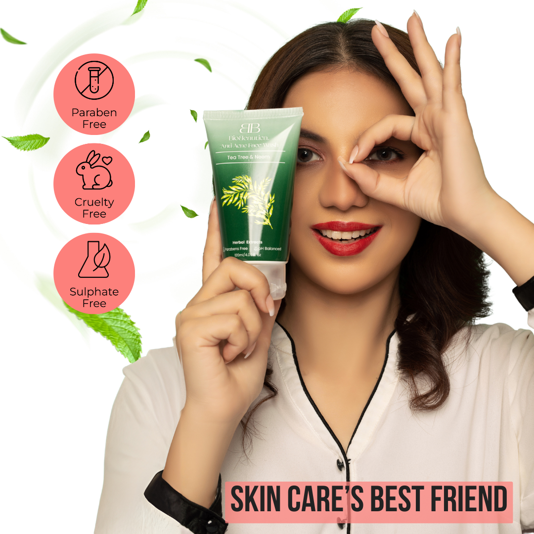 Anti-acne Facewash (Tea Tree & Neem)