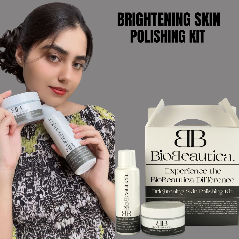 Brightening Skin Polish Kit (Blonder Powder & Volume)