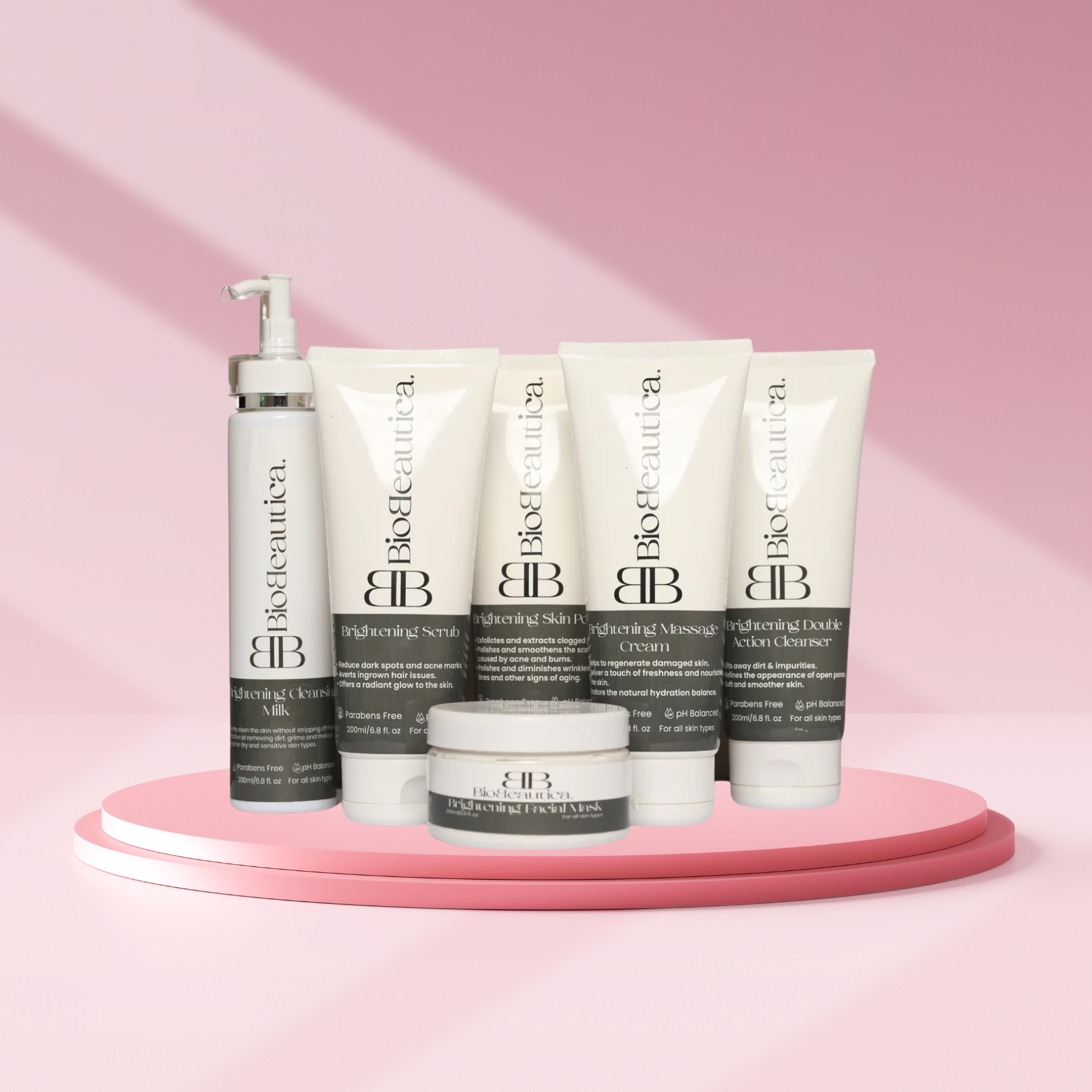 Complete Brightening Facial Kit – Glow in 6 Steps (No need Saloon)